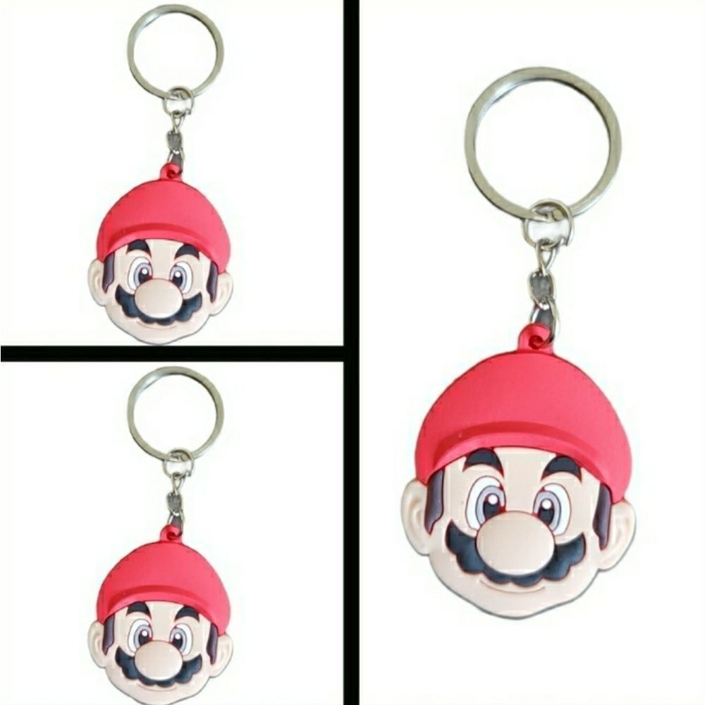 Mario Rubber Keychain 